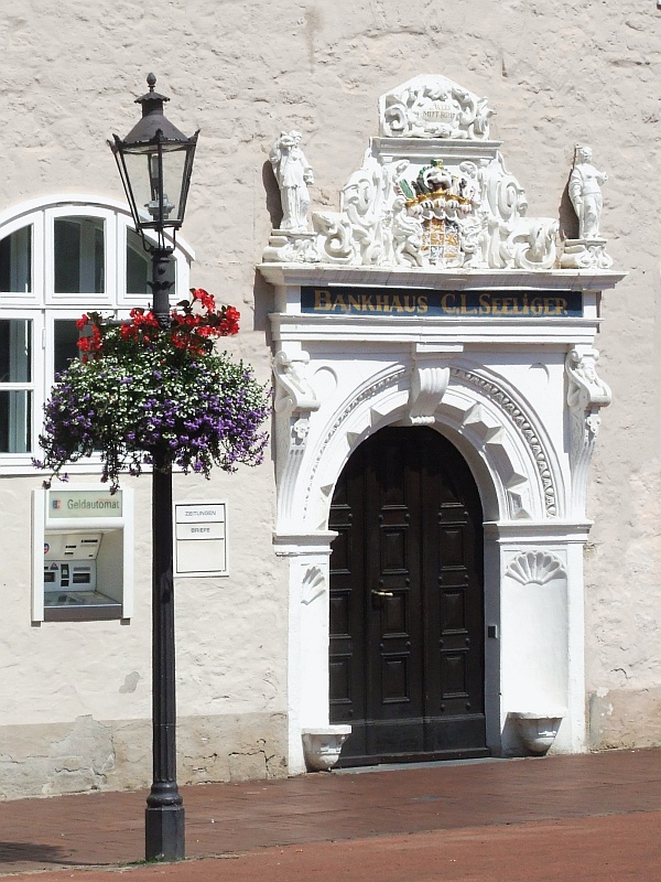 Portal eines Bankhauses in Wolfenb&uuml;ttel