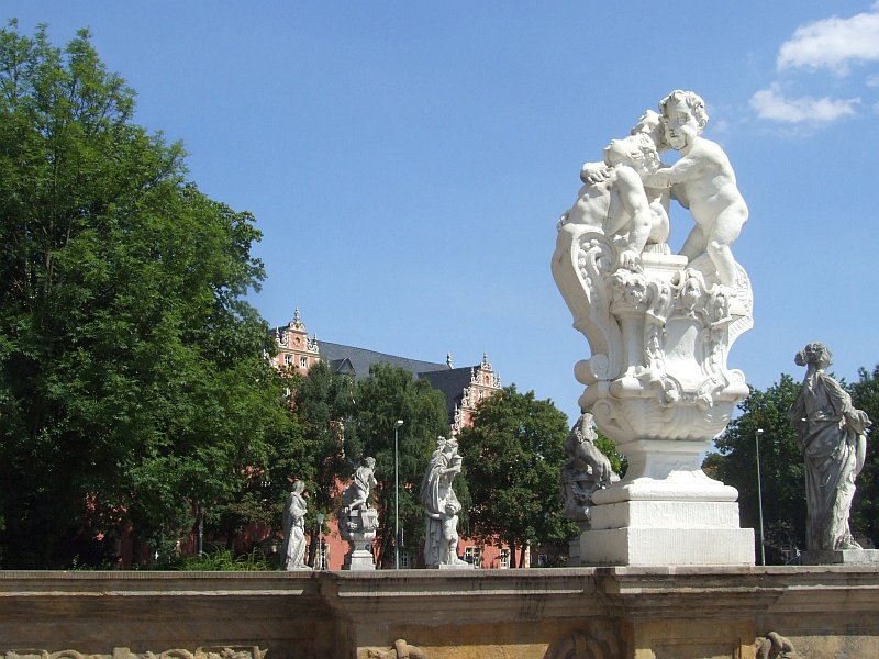 Umgebung des Schlosses in Wolfenb&uuml;ttel