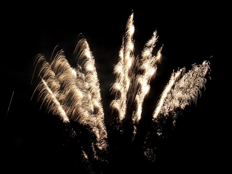 Feuerwerk beim Oktoberfest in Braunschweig 2013