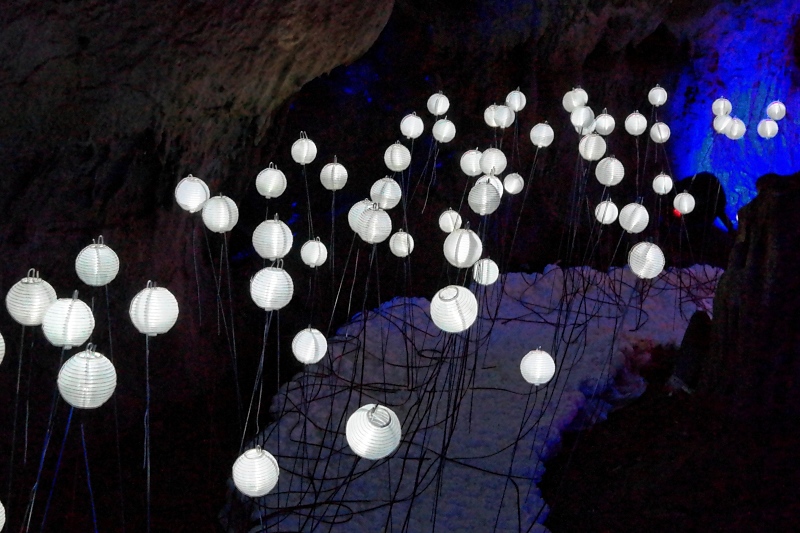 Illumination der Dechenh&ouml;hle im Sauerland