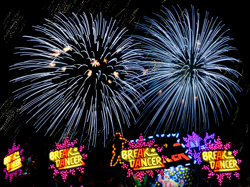 Sch&uuml;tzenfest mit Feuerwerk in Goslar