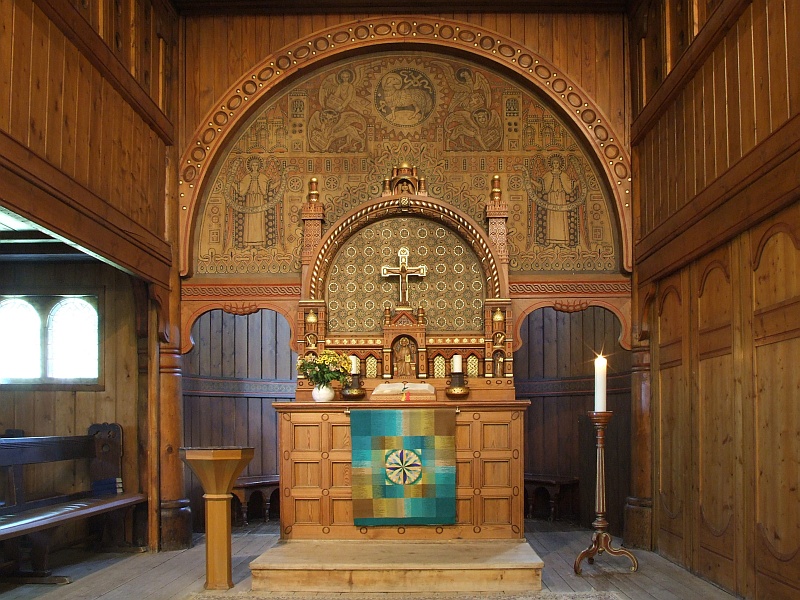 Stabkirche in Hahnenklee im Harz