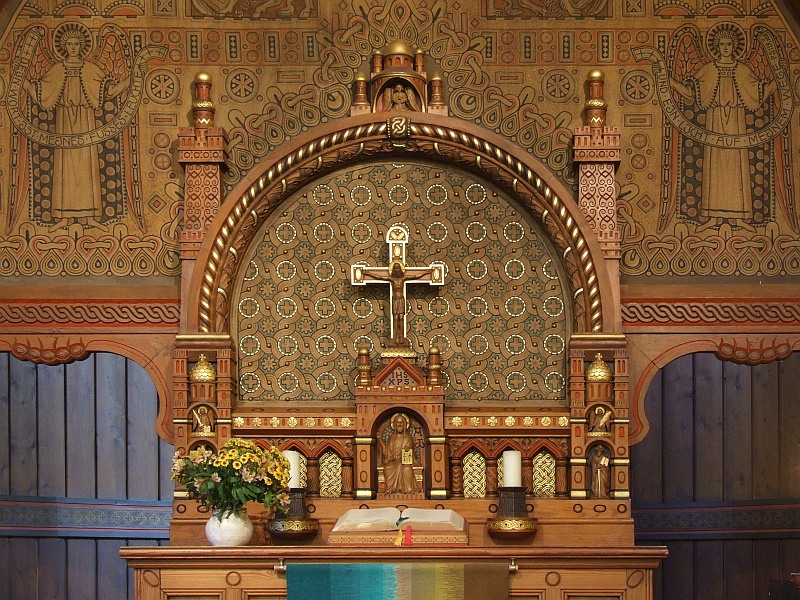 Stabkirche in Hahnenklee im Harz