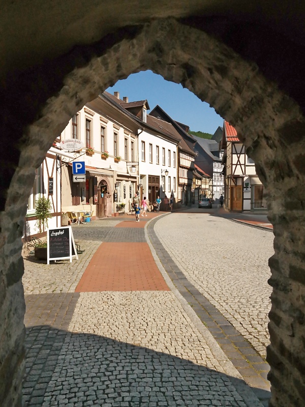Historische Altstadt und Schloss von Stolberg im Harz